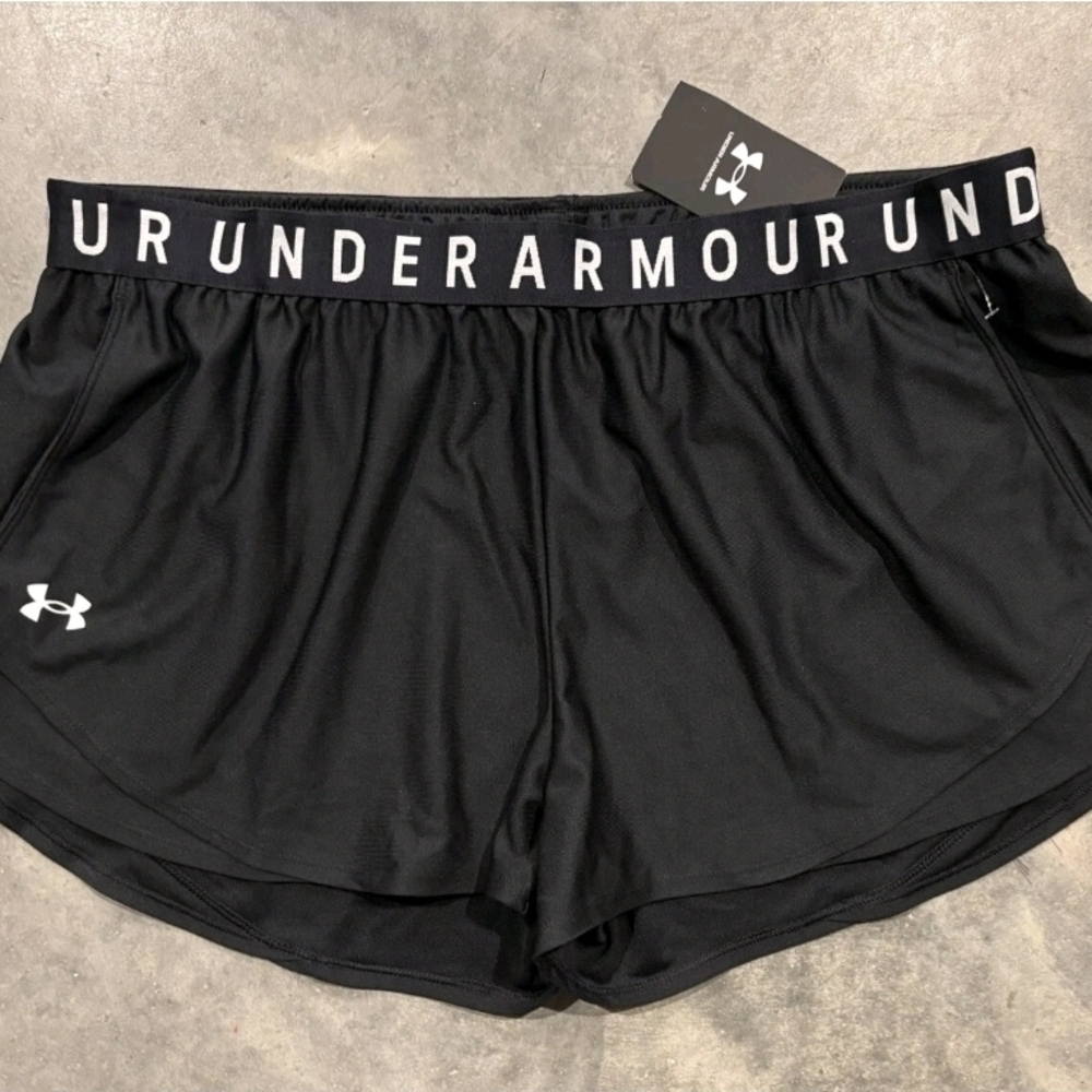 Under Armour Black Athletic Shorts Lightweight Breathable
